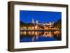 France, Provence, Vaucluse, Avignon, Rh™ne Shore-Udo Siebig-Framed Photographic Print