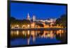 France, Provence, Vaucluse, Avignon, Rh™ne Shore-Udo Siebig-Framed Photographic Print