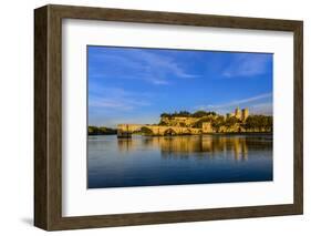 France, Provence, Vaucluse, Avignon, Rh™ne Shore-Udo Siebig-Framed Photographic Print