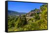 France, Provence, Vaucluse, Bonnieux, View of the Village-Udo Siebig-Framed Stretched Canvas