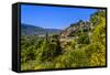 France, Provence, Vaucluse, Bonnieux, View of the Village-Udo Siebig-Framed Stretched Canvas