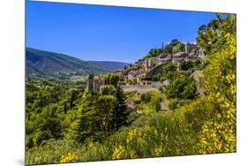 France, Provence, Vaucluse, Bonnieux, View of the Village-Udo Siebig-Mounted Photographic Print