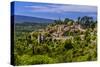 France, Provence, Vaucluse, Bonnieux, View of the Village-Udo Siebig-Stretched Canvas