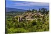 France, Provence, Vaucluse, Bonnieux, View of the Village-Udo Siebig-Stretched Canvas