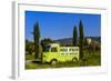 France, Provence, Vaucluse, Coustellet, Olive Mill, Pickup Van Citroen Type H, Advertising Vehicle-Udo Siebig-Framed Photographic Print