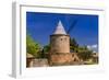 France, Provence, Vaucluse, Goult, Historical Windmill "Moulin De JŽrusalem-Udo Siebig-Framed Photographic Print