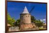 France, Provence, Vaucluse, Goult, Historical Windmill "Moulin De JŽrusalem-Udo Siebig-Framed Photographic Print