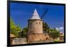 France, Provence, Vaucluse, Goult, Historical Windmill "Moulin De JŽrusalem-Udo Siebig-Framed Photographic Print