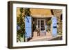 France, Provence, Vaucluse, Goult, House Facade, Door-Udo Siebig-Framed Photographic Print