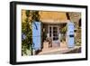 France, Provence, Vaucluse, Goult, House Facade, Door-Udo Siebig-Framed Photographic Print