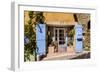 France, Provence, Vaucluse, Goult, House Facade, Door-Udo Siebig-Framed Photographic Print