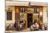 France, Provence, Vaucluse, Lourmarin, Old Town, Bistro-Udo Siebig-Mounted Photographic Print