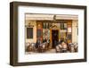 France, Provence, Vaucluse, Lourmarin, Old Town, Bistro-Udo Siebig-Framed Photographic Print