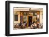 France, Provence, Vaucluse, Lourmarin, Old Town, Bistro-Udo Siebig-Framed Photographic Print