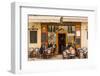 France, Provence, Vaucluse, Lourmarin, Old Town, Bistro-Udo Siebig-Framed Photographic Print