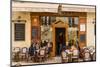 France, Provence, Vaucluse, Lourmarin, Old Town, Bistro-Udo Siebig-Mounted Photographic Print