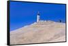 France, Provence, Vaucluse, Malauc?ne, Mont Ventoux, Summit with Transmitting Station-Udo Siebig-Framed Stretched Canvas