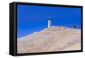 France, Provence, Vaucluse, Malauc?ne, Mont Ventoux, Summit with Transmitting Station-Udo Siebig-Framed Stretched Canvas