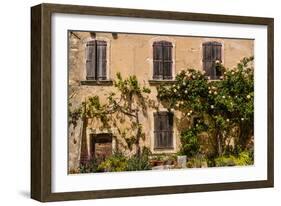 France, Provence, Vaucluse, Opp?de-Le-Vieux, Architecture Detail-Udo Siebig-Framed Photographic Print