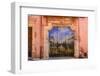 France, Provence, Vaucluse, Roussillon, Old Town, House Facade, House Gate, Mural Painting-Udo Siebig-Framed Photographic Print