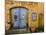 France, Provence, Vaucluse, Roussillon, Old Town, House Facade, House Gate, Mural Painting-Udo Siebig-Mounted Photographic Print