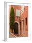 France, Provence, Vaucluse, Roussillon, Old Town, House Facade-Udo Siebig-Framed Photographic Print