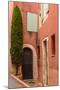 France, Provence, Vaucluse, Roussillon, Old Town, House Facade-Udo Siebig-Mounted Photographic Print