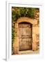 France, Provence, Vaucluse, Roussillon, Old Town, House Facade-Udo Siebig-Framed Photographic Print