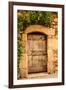 France, Provence, Vaucluse, Roussillon, Old Town, House Facade-Udo Siebig-Framed Photographic Print