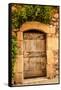 France, Provence, Vaucluse, Roussillon, Old Town, House Facade-Udo Siebig-Framed Stretched Canvas