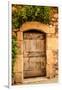 France, Provence, Vaucluse, Roussillon, Old Town, House Facade-Udo Siebig-Framed Photographic Print