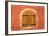 France, Provence, Vaucluse, Roussillon, Old Town, House Facade-Udo Siebig-Framed Photographic Print