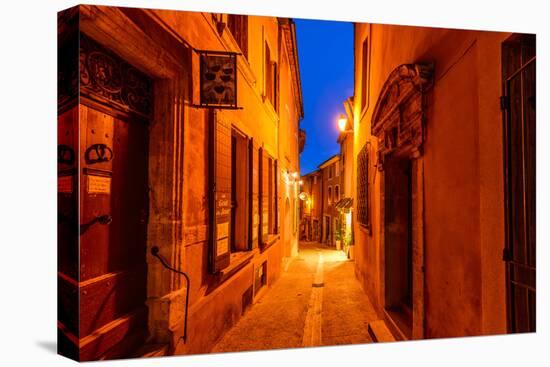 France, Provence, Vaucluse, Roussillon, Old Town-Udo Siebig-Stretched Canvas