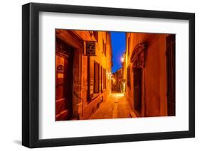 France, Provence, Vaucluse, Roussillon, Old Town-Udo Siebig-Framed Photographic Print