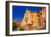 France, Provence, Vaucluse, Roussillon, Old Town-Udo Siebig-Framed Photographic Print