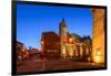 France, Provence, Vaucluse, Roussillon, Town Hall Square, Church-Udo Siebig-Framed Photographic Print