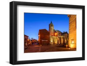 France, Provence, Vaucluse, Roussillon, Town Hall Square, Church-Udo Siebig-Framed Photographic Print