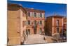 France, Provence, Vaucluse, Roussillon, Town Hall Square with Town Hall-Udo Siebig-Mounted Photographic Print