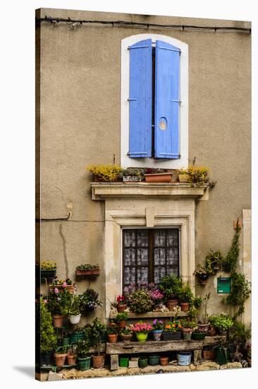 France, Provence, Vaucluse, Saint-Saturnin-L?s-Apt, Architecture Detail-Udo Siebig-Stretched Canvas