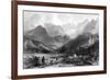 France Pyrenees-Thomas Allom-Framed Art Print