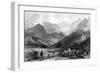 France Pyrenees-Thomas Allom-Framed Art Print