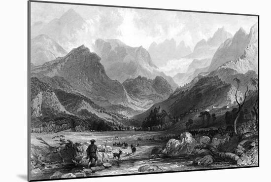 France Pyrenees-Thomas Allom-Mounted Art Print