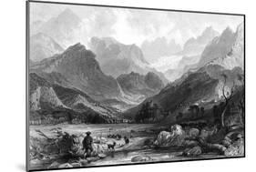 France Pyrenees-Thomas Allom-Mounted Art Print