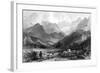 France Pyrenees-Thomas Allom-Framed Art Print