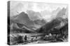 France Pyrenees-Thomas Allom-Stretched Canvas