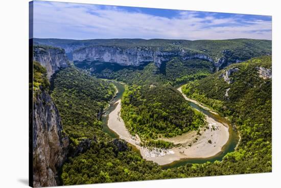 France, Rh™ne-Alpes, Ard?che, Saint-Martin-D'Ard?che, Gorges De L'Ard?che, Cirque De La Madeleine-Udo Siebig-Stretched Canvas