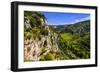 France, Rh™ne-Alpes, Ard?che, Vallon-Pont-D'Arc, Gorges De L'Ard?che, BelvŽd?re De La CathŽdrale-Udo Siebig-Framed Photographic Print