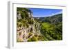 France, Rh™ne-Alpes, Ard?che, Vallon-Pont-D'Arc, Gorges De L'Ard?che, BelvŽd?re De La CathŽdrale-Udo Siebig-Framed Photographic Print