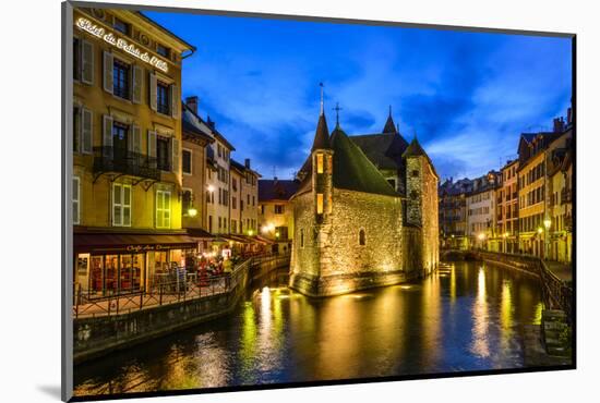 France, Rh™ne-Alpes, Haute-Savoie, Annecy, River Thiou, Old Town, Palais De L'Isle-Udo Siebig-Mounted Photographic Print