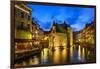 France, Rh™ne-Alpes, Haute-Savoie, Annecy, River Thiou, Old Town, Palais De L'Isle-Udo Siebig-Framed Photographic Print